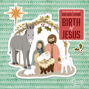 Jesus Birth Nativity Kids Activities (digital download)