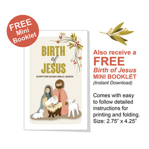 Jesus Birth Nativity Kids Activities (digital download)