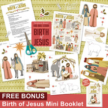 Load image into Gallery viewer, Jesus Birth Nativity Kids Activities (digital download)