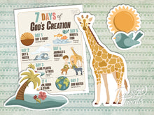 Load image into Gallery viewer, GROUP LICENSE - 7 Days of God&#39;s Creation Bible Lesson For Kids (digital download)