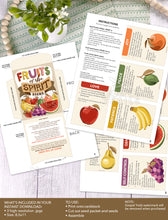 Load image into Gallery viewer, Fruits of the Spirit Seed Packet Bible Lesson (digital download)