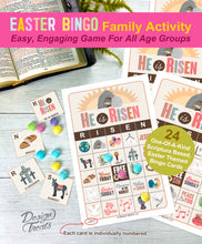 Load image into Gallery viewer, Easter Scripture Based Bingo Cards (digital download)